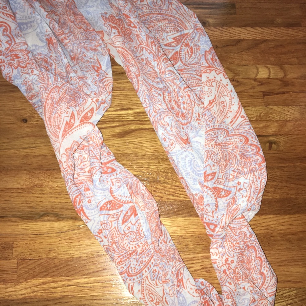 Chiffon infinity scarf